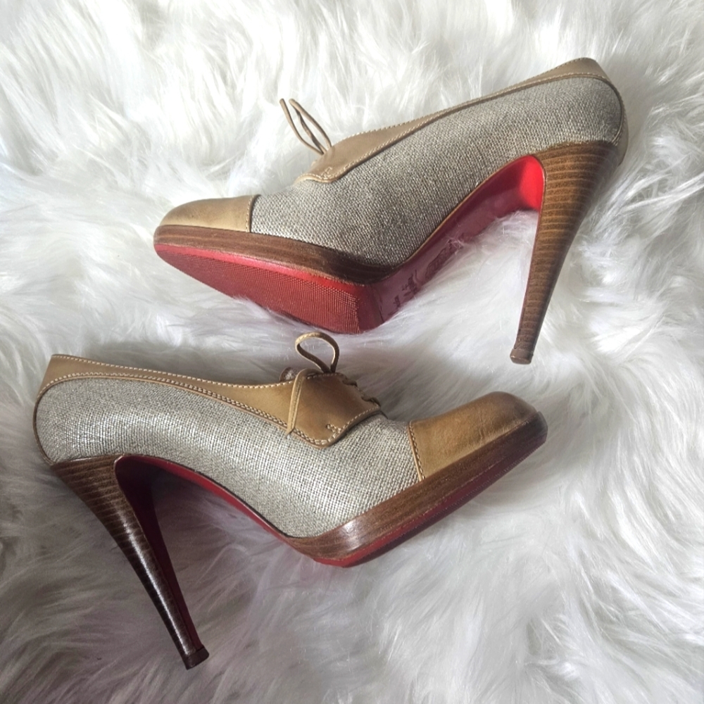 Christian Louboutin Canvas Pumps
